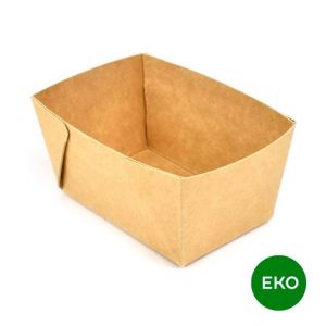 EKO miska mini, kraft, 85 x 55 x 50 mm