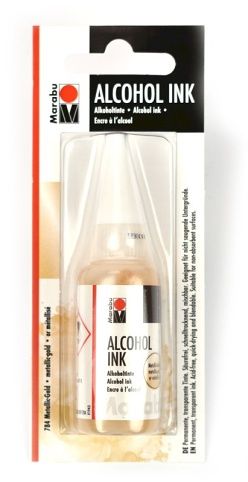 Alkoholový inkoust Marabu, zlatá 20ml