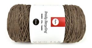 Pletací příze Macrame, hnědá, 250g, 250 m