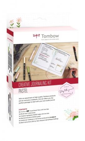 Kreativní sada pro psaní deníků Tombow, pastelová