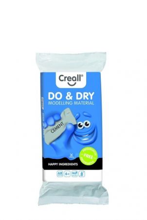 Modelovací samotvrdnoucí hmota Creall, šedý cement, 0,5 kg