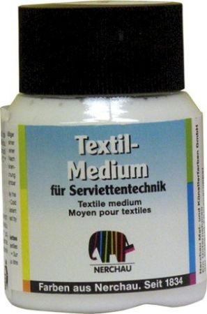 Lepidlo na dekupáž na textil Nerchau, medium, 59 ml