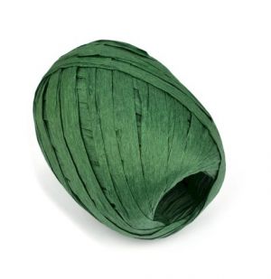 Stuha papírová, 30m, tm. zelená