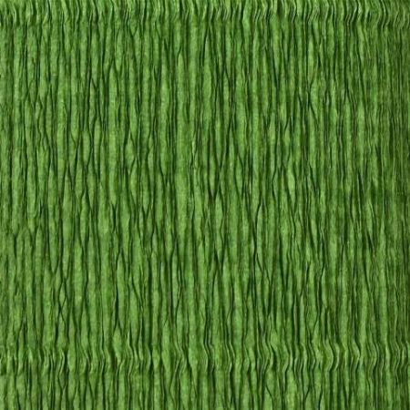 Krepový papír italský, 50 x 250 cm, 180 g, listově zelený 591