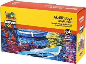 Barvy akrylové NC-2009 24ks 17ml