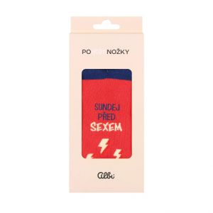 ALBI Ponožky_před sexem sundej vel. 39-42