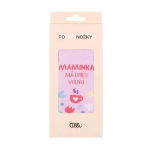 ALBI Ponožky_maminka má dnes volno vel. 35-38