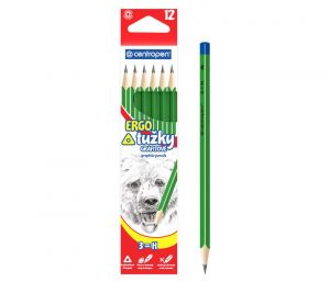 CENTROPEN Tužka grafitová trojhranná tvrdost F = 3