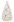 Strom z porcelánu s LED 8 x 15 x 5,5 cm