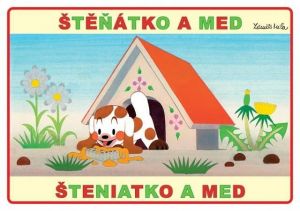 AKIM omalovánky A5 "Štěňátko a med"