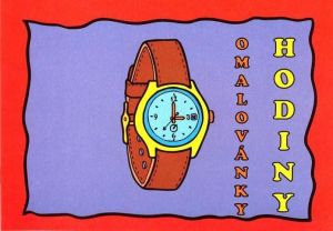CB omalovánky A5 Hodiny