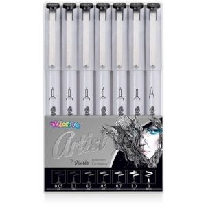 Colorino Artist fixy 7ks Fineliners