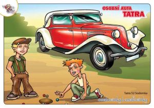 Omalovánky Tatra osobní