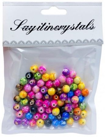 Korálky 8mm 20g