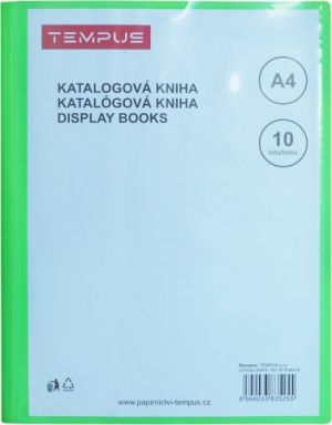 Katalogová kniha Tempus 10 listů zelená
