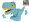 Dinosaurus Velociraptor 17cm pohyblivé části v krabičce