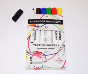 KOH-I-NOOR souprava značkovače na textil 3205 6 ks