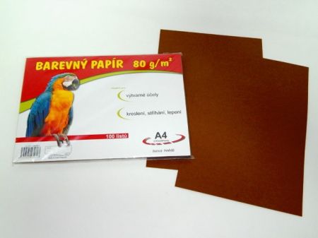 Papír A4 hnědý EKO 100ks