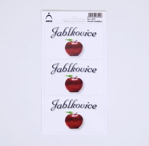 Samolepky DOMÁCÍ PÁLENKY- jablkovice - 3 etikety 3512
