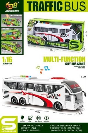 Autobus bílý 1:16