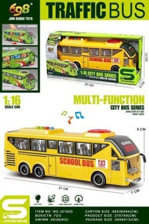 Autobus školní žlutý 1:16