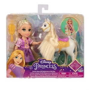 Panenka Disney Princezna Locika/Belle a koník Maxmus/Phillipe