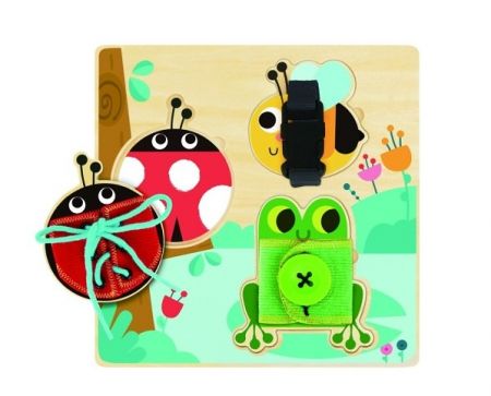 Dřevěná hrací deska zvířátka - Aktivity Board