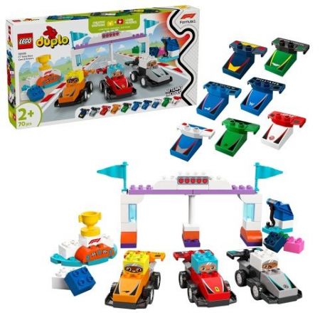 LEGO® DUPLO® 10445 Závodní auta a řidiči týmu F1®