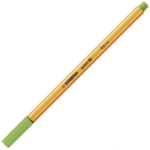 STABILO Jemný liner - point 88 - jablková zelená