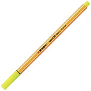 STABILO Jemný liner - point 88 - neonově žlutá