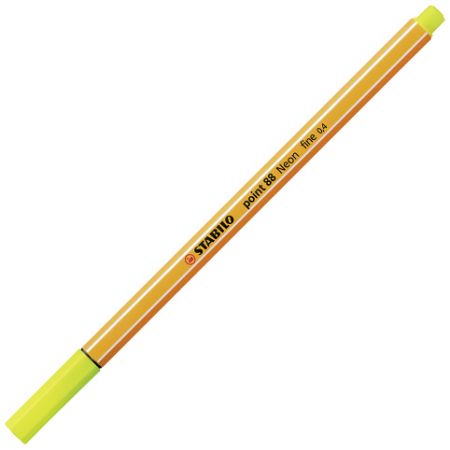STABILO Jemný liner - point 88 - neonově žlutá