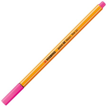 STABILO Jemný liner - point 88 - neonově růžová