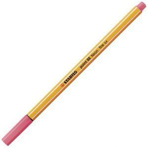 STABILO Jemný liner - point 88 - neonově červená