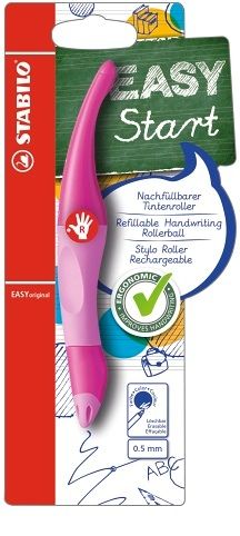 STABILO Ergonomický roller pro praváky - EASYoriginal světle růžová/tmavě růžová - vč. bom