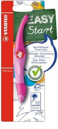 STABILO Ergonomický roller pro praváky - EASYoriginal světle růžová/tmavě růžová - vč. bom