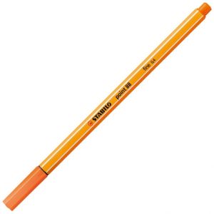 STABILO Jemný liner - point 88 - rumělková