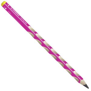 STABILO Ergonomická grafitová tužka pro leváky - EASYgraph růžová - Stupeň tvrdosti HB 