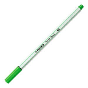 STABILO Prémiový vláknový fix s flexibilním štětcovým hrotem - Pen 68 brush - světle zelen