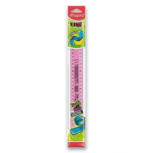 Pružné pravítko MAPED Twist'n Flex 30cm 3 druhy (rysovací-rýsovací)
