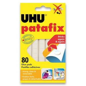 UHU Tac Patafix - lepící polštářek 6x14cm 80 ks bílý