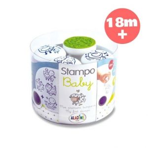 Razítka dětská - Razítka Aladine Stampo Baby Zvířátka na dvorku