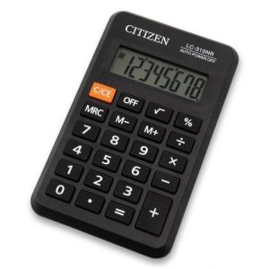 Stolní kalkulátor Citizen, LC-310NR, černý