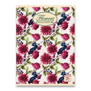Kancel.sešit A4 linka PIGNA Nature Flowers 40 listů mix
