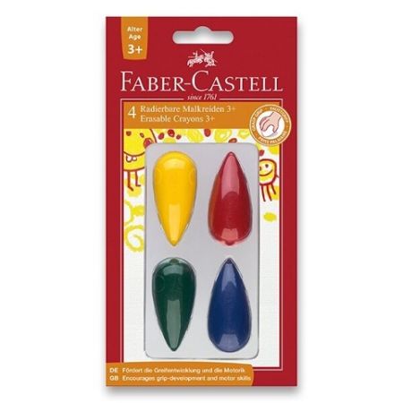 FABER Plastové pastelky do dlaně 4ks
