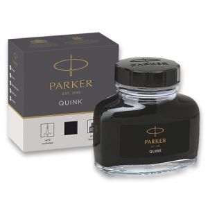 Inkoust lahvičkový Parker ROYAL černý (do plnicích-plnících per PARKER)