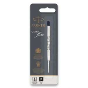 Náplň Parker ROYAL QuinkFlow do kuličkových tužek černá šíře F