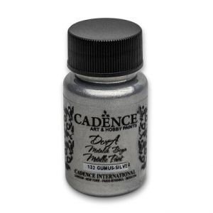 Barva akrylová Cadence Dora Metallic Silver - stříbrná