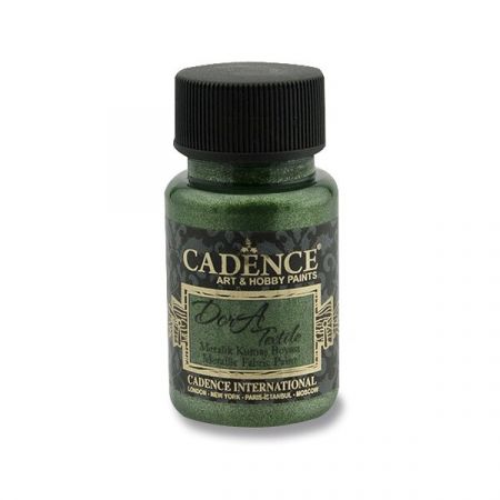 Textilní barva Cadence metal.zelená 50ml