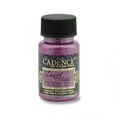 Textilní barva Cadence cyklamenová metal.fuchsiová 50ml