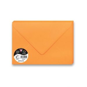 Obálka CF - 100x75 mm, oranžová 120g (20ks)